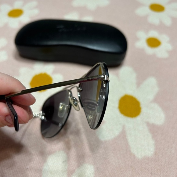Ray-Ban RB3449 Sunglasses with Silver Frame - Picture 5 of 12